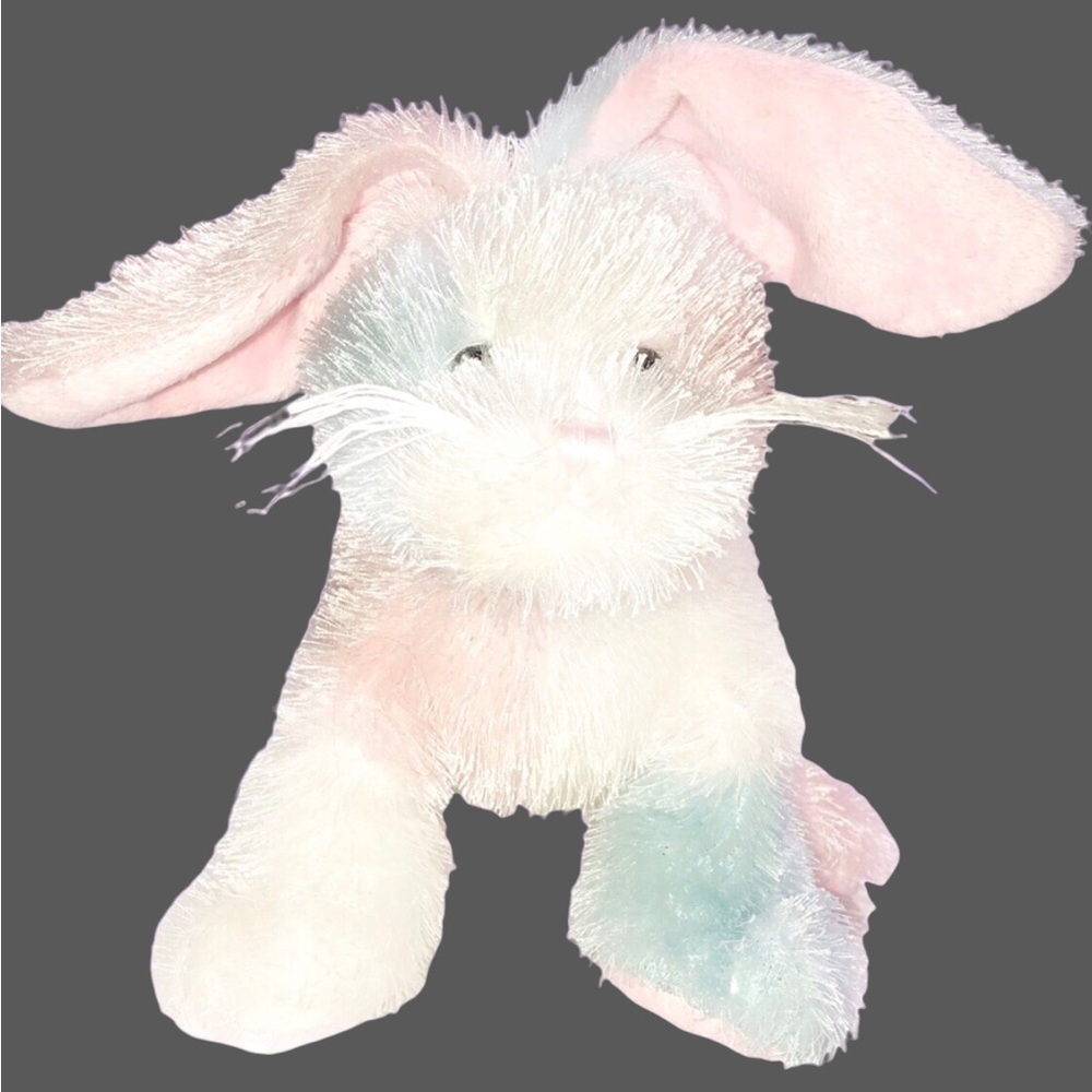 Ganz Webkinz Plush White Pink Blue Soft Stuffed Collectable “Cotton Cand…